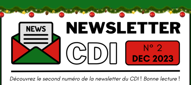 Newsletter du CDI #2