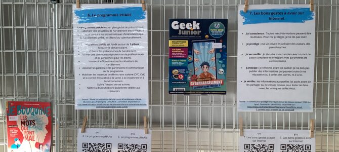 Exposition contre le cyberharcèlement